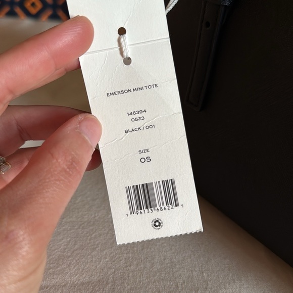 NWT authentic tory burch black tote bag , crossbody & matching wallet - Picture 12 of 14